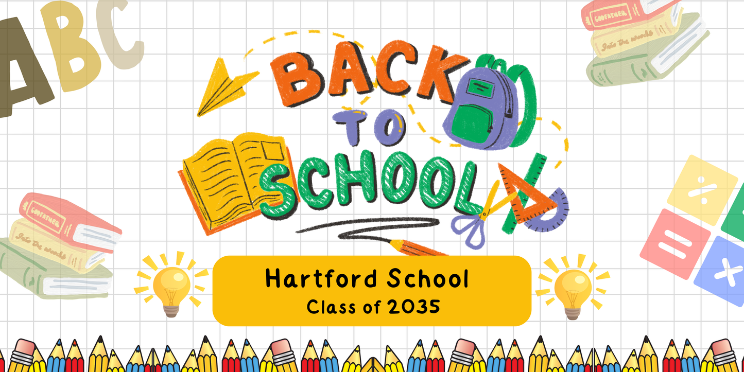 School & Team Custom Banner | Personalized Sports & School Spirit Event Banner