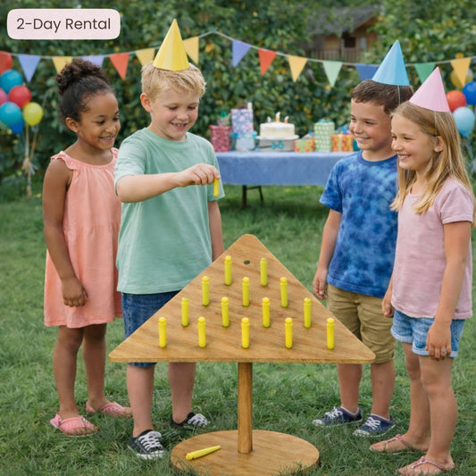 Giant Wood Peg Game – Party Game Rental